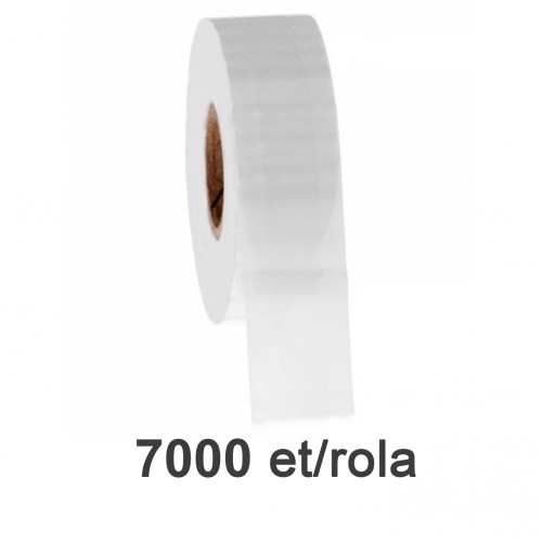 Role de etichete plastic transparente 40x24mm 7000 et./rola