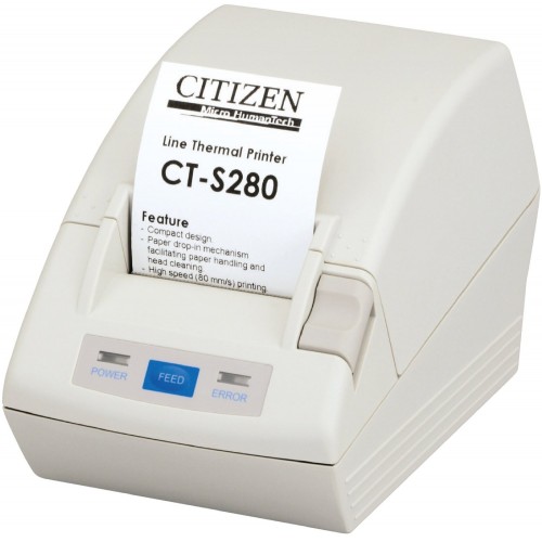 Imprimanta termica Citizen CT-S280 serial alb