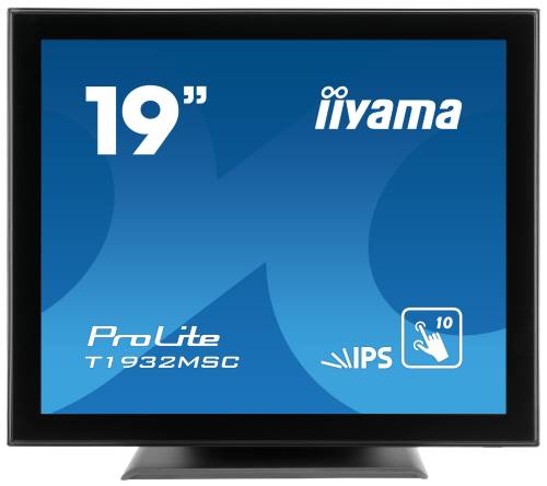 Monitor POS touchscreen iiyama ProLite T1932MSC 19 inch PCAP negru