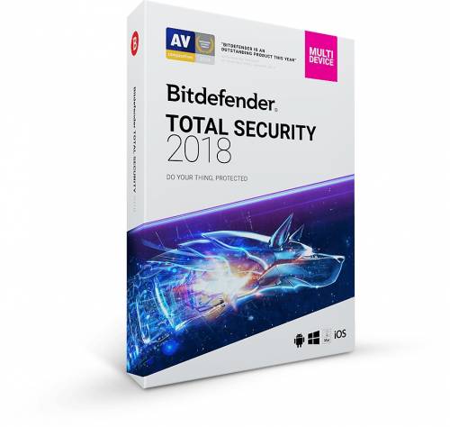 Bitdefender Total Security Multi-Device 2018 5 PC-uri 1 an BOX