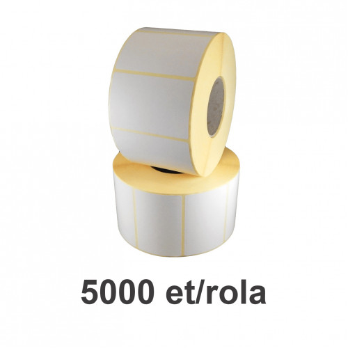 Role etichete semilucioase ZINTA 40x24mm 5000 et./rola