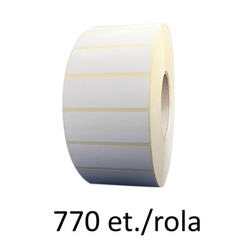 Role etichete semilucioase 80x50mm 770 et./rola