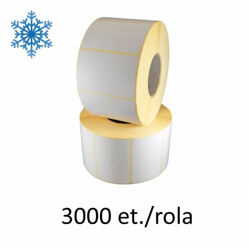 Role etichete termice ZINTA 58x43mm pentru congelate Top Thermal 3000 et./rola