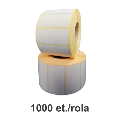 Role etichete semilucioase ZINTA 55x30mm 1000 et./rola
