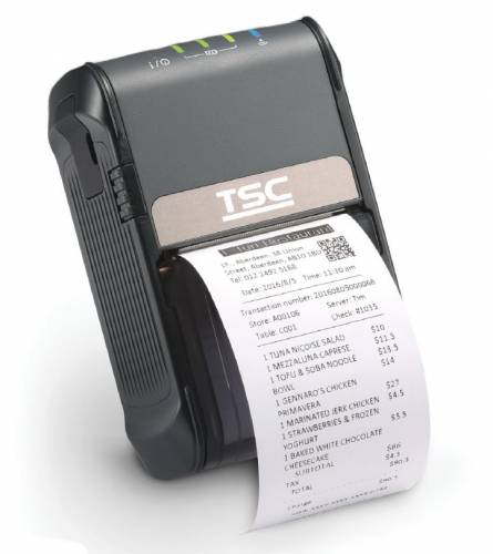 Imprimanta mobila de etichete TSC Alpha-2R 203DPI Bluetooth USB neagra