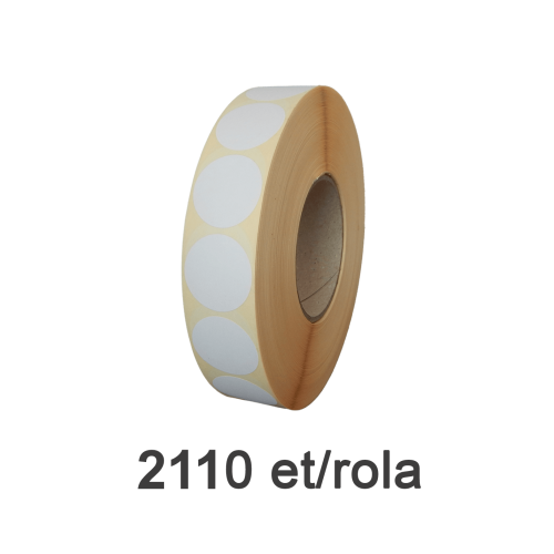 Role etichete termice ZINTA rotunde 17mm 2110 et./rola